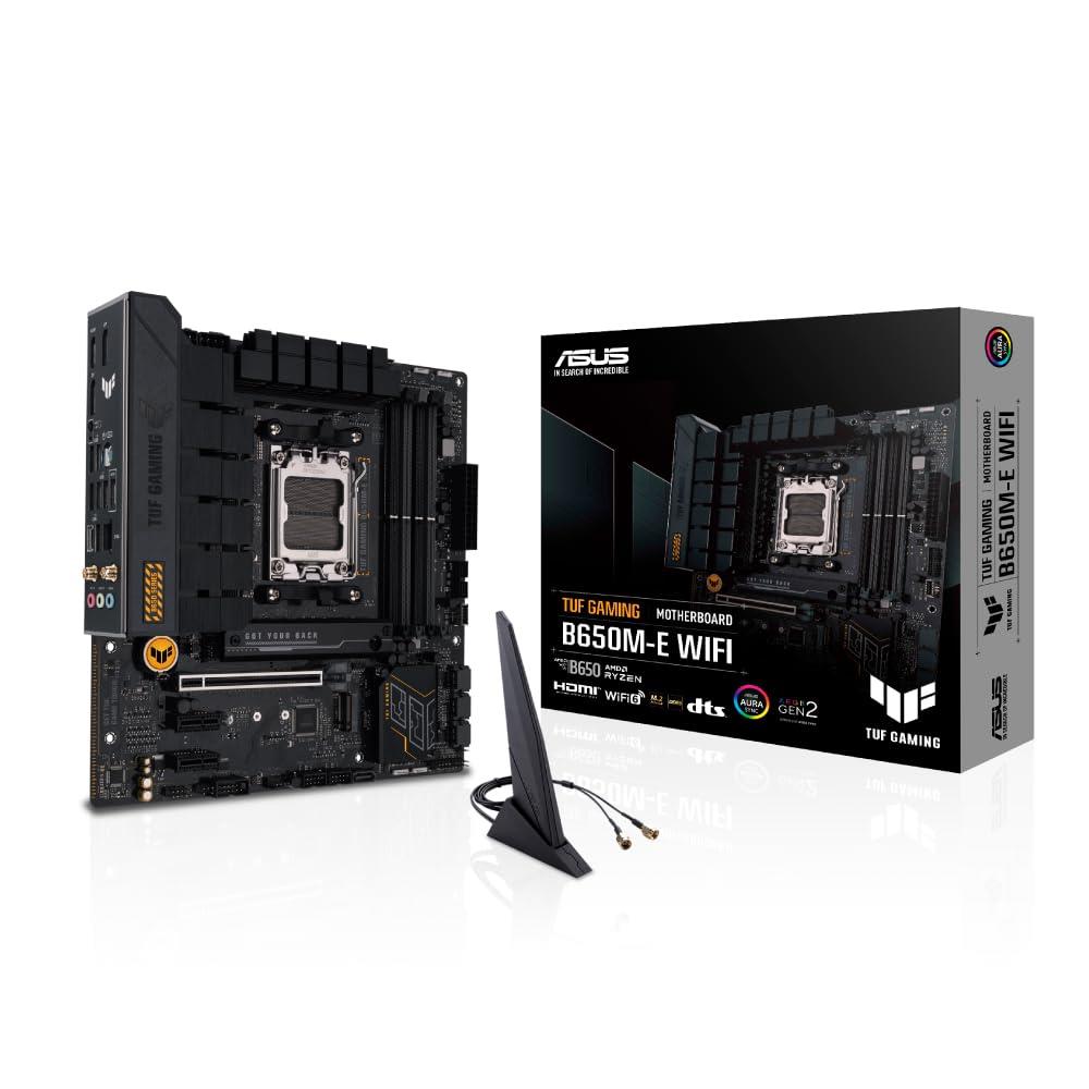 ASUS TUF GAMING B650M-E WIFI AMD Ryzen 7000 シリーズ AM5 対応 B650M-E 搭載 microATX マザーボード
