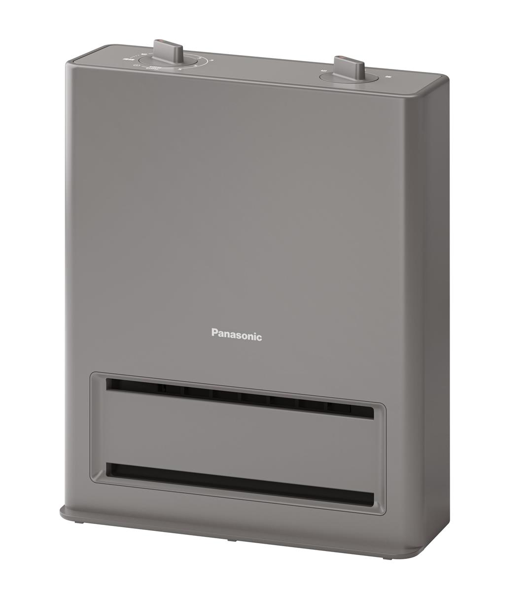 パナソニック セラミックファンヒーター 小型 防滴仕様 切タイマー付 チャコール DS-FAS120 ...