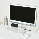 アクリリック モニタースタンド モニター台 モニタースタンド PCスタンド ラック シンプル PCラック デスク収納 パソコン台 キーボード収納