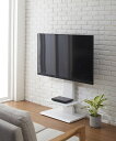 送料無料 壁掛け風テレビ台 ロータイプ 壁寄せテレビスタンド 壁寄せテレビ台 テレビボード 壁面収納 32V型 60v 32インチ TVラック スチール おしゃれ 省スペース TVスタンド テレビラック ホワイト(3)