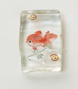 涼風箸置き 金魚(角)ガラス製 お箸置き おはしおき 和食器 和風 和モダン レトロ 風流 料理演出 和食 料亭 旅館 和テイスト かわいい 和雑貨 きんぎょ