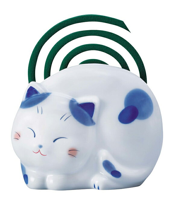 うたたね猫 蚊遣器 ネコ ねこ かわいい 蚊遣り器 蚊取り線香入れ 陶器 可愛い 和雑貨 置き物 飾り物 置物 レトロ おしゃれ 和室 和風 和モダン 和テイスト
