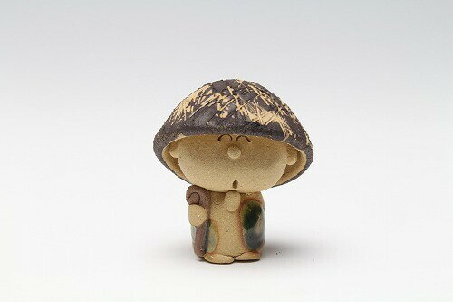 和笠地蔵 ペーパーウェイト（中） 3点セット 日本製 美濃焼 ベージュ 手作り 置物 オブジェ レト ...