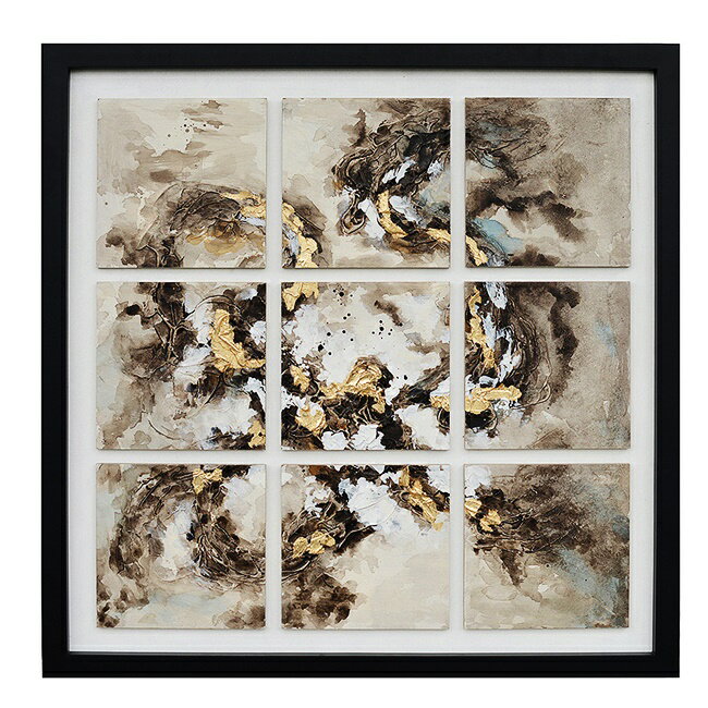 モダンアートフレーム 114×114cm 絵 額 アートパネル 絵画 壁掛け 抽象的 抽象画 豪華 高級感 かっこいい インテリア 大きい 大型 ビッグサイズ リビング エントランス 入口 アンティーク 豪邸