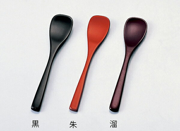 カトラリー 本漆デザートスプーン 黒 朱 溜 キッチン 和食器 飲食店 料亭 ホテル 旅館 高級感 和モダン 和風 レトロ 上品 天然木 お土産 贈り物 ギフト 和テイスト 和食