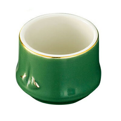 天金竹節珍味入 陶器 竹珍味入 キッチン 容器 竹イメージの器 演出小物 料理演出 飲食店 ホテル 旅館 おしゃれ レトロ 和モダン 和食 調味料入れ 小皿 小鉢 風流 和テイスト 和食器 小さい コンパクト お漬物皿 デザート皿 かわいい