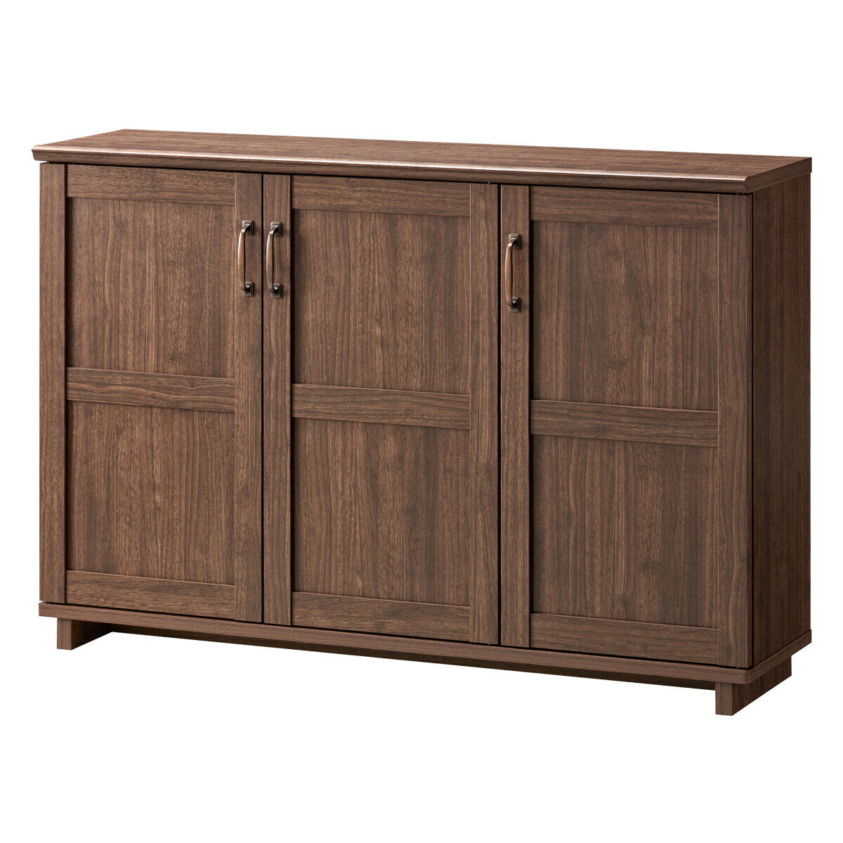 ストッカー 【コサロ】 幅115 木製 おしゃれ アンティーク 北欧 収納棚 リビング 大容量 FAX台 プリンター台 サイドボード キッチン 本棚