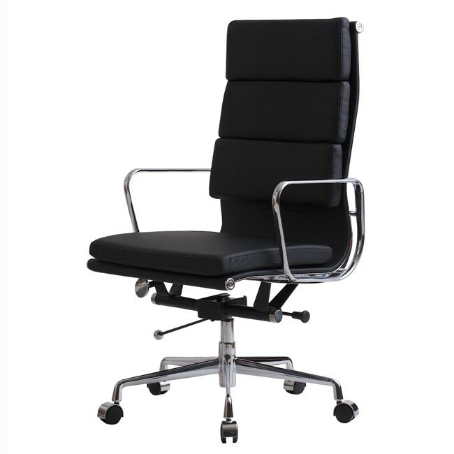 アルミナムチェア ソフトパッドHiタイプ イームズ デザイナーズ リプロダクト デザイン パソコンチェア シック ハイバック シンプル モダン 書斎チェア 大人...