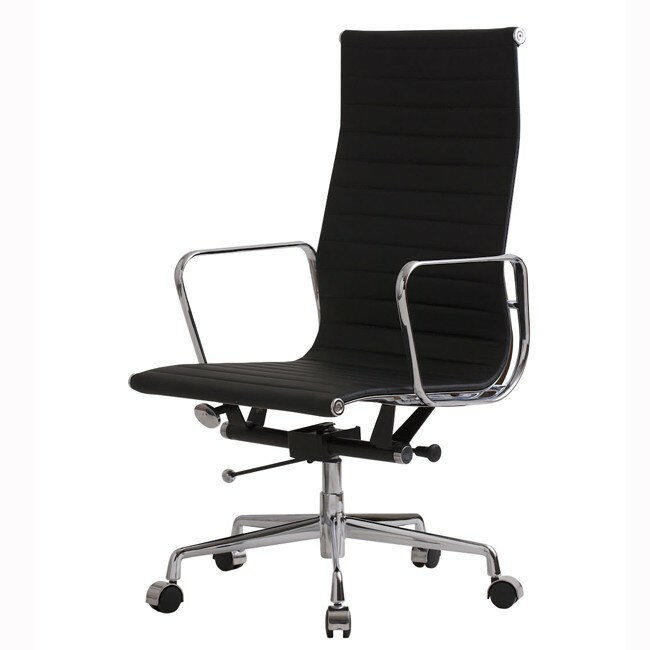 アルミナムチェア フラッドパッドHiタイプ イームズ デザイナーズ リプロダクト デザイン パソコンチェア おしゃれ 書斎チェア アームチェア モダン プレジデ...