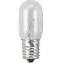 【白熱灯】【電球】《常夜灯や電飾用に最適》ナツメ球 ガラス径22mm 17mm口金用 15W クリア T221715C