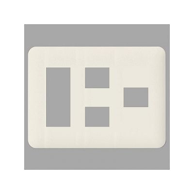 パナソニック フルカラー モダンプレート 6コ（3コ＋2コ＋1コ）用 ミルキーホワイト WN6086W