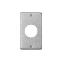 フルカラー 新金属コンセントプレート 丸型 穴径41.5mm WN9514