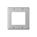 パナソニック フルカラー ステンレスコンセントプレート 2連接穴用 WN88609