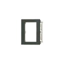 パナソニック フルカラー機器組込用プレート 2コ用 絶縁ワンタッチ取付枠付 グレー WN3502H(3)