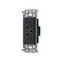 パナソニック 15A・20A兼用埋込接地コンセント 金属枠付 20A 250V グレー WTL19223H