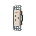 パナソニック 15A・20A兼用埋込接地コンセント 金属枠付 20A 250V ベージュ WTL19223F