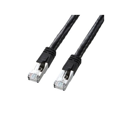 PoE CAT6 LANケーブル 7m ブラック KB−T6POE−07BK PoE CAT6 LANケーブル 7m ブラック KB−T6POE−07BK