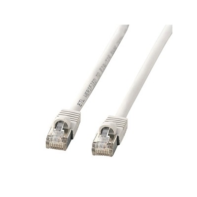 STPエンハンスドカテゴリ5　単線ケーブル　2m　ライトグレー　KB−STP−02LN