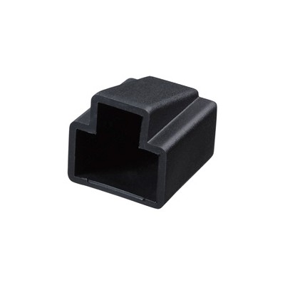 サンワサプライ RJ−45プラグカバー ブラック ADT−RJCVR2