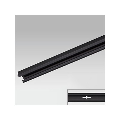東芝 ライティングレール　＆＃8549；形　長さ1m　黒　NDR0211K TOSHIBA