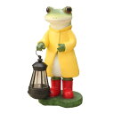 ソーラーライト ガーデニング ライト かえる 置物 かわいい おしゃれ ランプ ガーデン装飾 ソーラー置物 置物ライト 家飾り 自動点灯