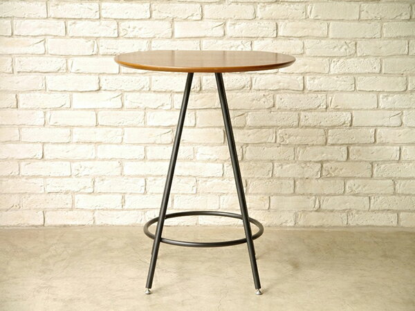 カフェテーブル ティーテーブル 高さ75cm ブラウン ルアール マルチテーブル ダイニングテーブル ...