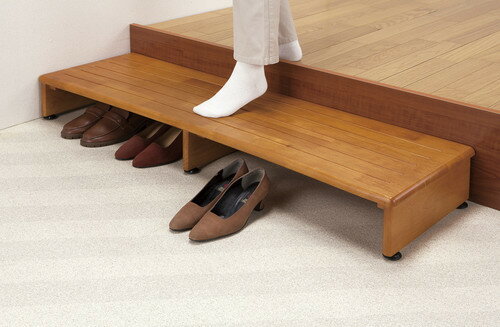 玄関台 木製 収納付き 玄関 踏み台 60cm幅 完成品 介護 昇降台 介助 キッズ ステップ 子供 高齢者 安全..