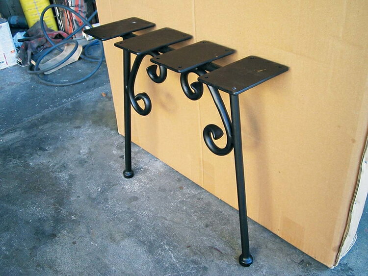 リサイクルフリーベンチ用 背板なし アイアン おしゃれ