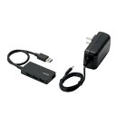 エレコム タブレット用4ポートUSB3.0ハブ(セルフパワー) U3HS-A420SBK(2)