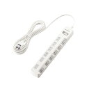 エレコム 一括&個別スイッチ付 雷ガードタップ T-K8A-2650WH
