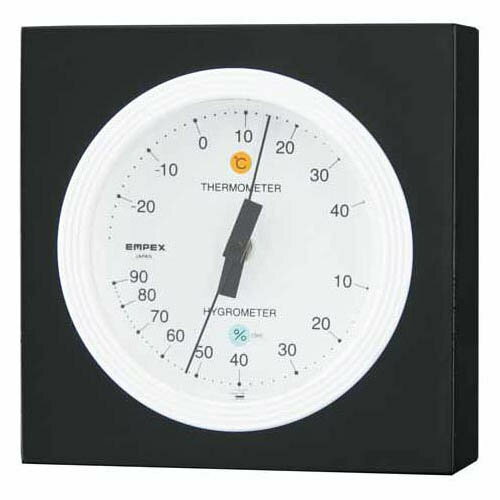EMPEX 温度・湿度計 MONO 温度・湿度計 MN-4821 ホワイト EMPEX 温度・湿度計 MONO 温度・湿度計 MN-4821 ホワイト