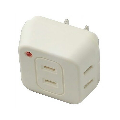 YAZAWA 雷ガード付トリプルタップ Y02TK300WH