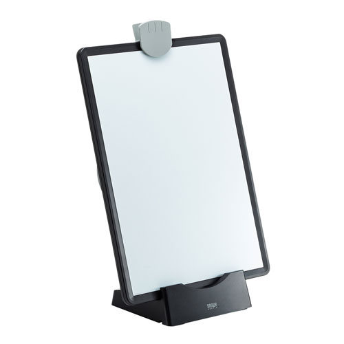 サンワサプライ データホルダー 原稿台 タブレットスタンド ブックスタンド タブレット立て オフィス用品 事務所用品 デスク整理 在宅ワーク テレワーク 在宅勤務 机整理 SANWA SUPPLY