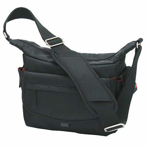 エツミ シュープリーム カメラバッグ WP-1 カーボンブラック カメラ鞄 肩掛け 収納量 収納力 カメラバッグに見えないスナップ専用バッグ