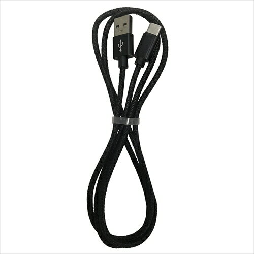 20個セット Lazos USB - Type C 3A ケーブル ブラック 1m L-TC3-BK1X20