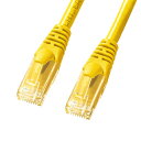 【5個セット】 サンワサプライ カテゴリ6Aより線LANケーブル 5m イエロー KB-T6AY-05YX5