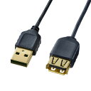 【5個セット】 サンワサプライ 極細USB延長ケーブル (A-Aメス延長タイプ)) KU-SLEN25BKKX5(2)