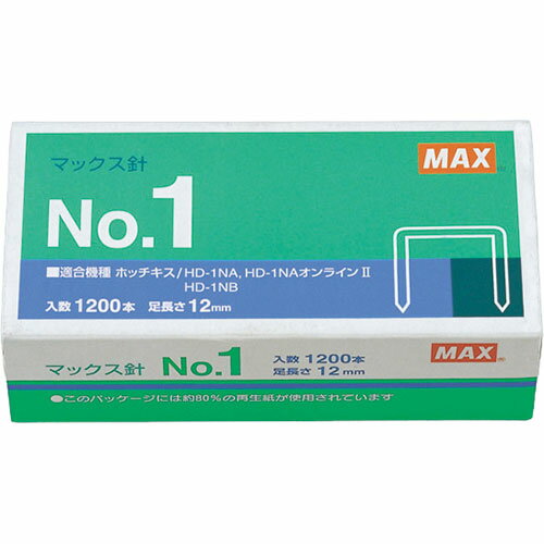 大型特殊用途ホッチキス用針大型特殊用途ホッチキス用針●1連接着本数:100本 ●1箱入数:1,200本 ●適合機種:旧HDー1NA