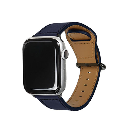 EGARDEN GENUINE LEATHER STRAP for Apple Watch 49/45/44/42mm Apple Watch用バンド ネイビー EGD20587AW