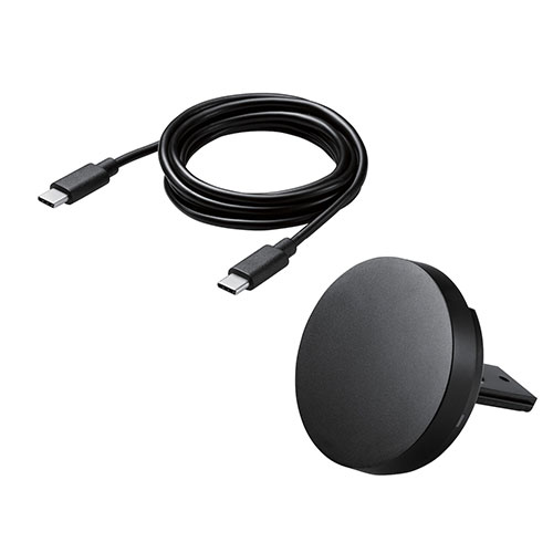 エレコム ワイヤレス充電器/マグネット内蔵/7.5W/卓上タイプ/3way/ブラック W-MA03BK