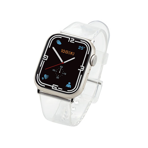 エレコム Apple Watch用クリアバンド(41/40/38mm) AW-41BDUCCR エレコム Apple Watch用クリアバンド(41/40/38mm) AW-41BDUCCR