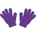 【30個セット】 ARTEC カラーのびのび手袋 紫 ATC1402X30