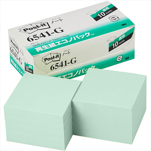 3M Post-it |XgCbg ĐGRmpbN m[g O[ 3M-6541-G