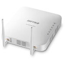 無線LANアクセスポイント エアステーション プロ インテリジェントモデル PoE対応 11ac/n/a/11n/g/b 866+400Mbps◆「DFS(Dynamic Frequency Selection)」による無線LAN停止を回避するため、レーダー監視専用アンテナを搭載。干渉しないチャンネルを常に監視し把握することで、レーダー波を検知した際に、瞬時に干渉しないチャンネルへと自動的にチャンネル切り替えを行います。 ※チャンネルが切り替わった際のアプリケーションの動作はその仕様に依存します。 ◆従来品では回避することができなかったコードレス電話機などWi-Fi以外の機器から出るノイズを自動で検知し、干渉しないチャンネルへ変更できます。 さらに、チャンネル変更は、起動時/指定した時間間隔での実施に加えて、チャンネルの使用率上昇や電波干渉を検知して行う動的なチャンネル変更が可能。また検知レベルにあわせて必要なタイミングだけ、動的にチャンネル変更が可能なため、不要なタイミングでのチャンネル変更も防ぎます。 ◆本製品で採用している11acは、従来の11nに比べ約2.8倍の高速転送速度を実現。大容量データを短時間で転送でき、無線LANを介した資料のダウンロードもスムーズです 。従来規格11n/a/g/b搭載機器も接続できるので、お持ちの無線機器を買い替えることなく、手軽に快適な無線LAN環境を整えられます。また、将来11ac対応のスマホやタブレットを大量に導入した場合でも、アクセスポイントの買替えが不要となり、末永くお使いいただけます。 ◆圧倒的な通信速度を実現する5GHz帯高速無線LAN規格11acと、距離が離れても電波が弱まりにくい2.4GHz帯11n/g/bに正式対応。最大866Mbps(理論値)の5GHz帯と、最大400Mbps(理論値)の2.4GHz帯を設置環境や用途によって使い分けることができます。 ◆本製品と管理ソフト「WLS-ADT」(別売)を使う事で、電波環境を確認できる「電波環境見える化機能」を搭載 全チャンネルの電波使用率、干渉源の有無、チャンネルマップが表示でき、チャンネルの総合評価を算出しておすすめチャンネルも表示。導入前の事前確認に役立ちます。 また、使用チャンネルの状態や接続端末台数の推移も表示できるので、運用管理にも便利です。さらに、予期せぬ通信遮断などトラブル発生時には、状態を後から確認できるスナップショット機能にも対応。トラブル発生時の原因の特定に役立ちます。●無線LANインターフェース部 インターフェース:2.4GHz及び5GHz同時通信 準拠規格:IEEE802.11ac /IEEE802.11n / IEEE802.11a / IEEE802.11g / IEEE802.11b 伝送方式:直接拡散型スペクトラム拡散(DS-SS方式)、直交波周波数分割多重変調(OFDM方式)、単信(半二重) 周波数範囲(チャンネル):IEEE802.11a:5.18GHz〜5.7GHz( 36 / 40 / 44 / 48 / 52 / 56 / 60 / 64 / 100 / 104 / 108 / 112 / 116 / 120 / 124 / 128 / 132 / 136 / 140ch )、IEEE802.11g / IEEE802.11b:2.4GHz (1〜13ch) データ転送速度(理論値):最大866Mbps(IEEE802.11ac)、最大400Mbps(IEEE802.11n)、最大54Mbps(IEEE802.11a、IEEE802.11g)、最大11Mbps(IEEE802.11b) セキュリティー:WPA2-PSK(AES)、WPA2-EAP(AES)、WPA/WPA2 mixed PSK(AES/TKIP)、WPA/WPA2 mixed EAP(AES/TKIP)、WEP(128/64bit)、Any接続拒否、プライバシーセパレーター アクセス方式:インフラストラクチャモード、WDSモード アンテナ:外部(External)、送受信(Tx / Rx):2 本、レーダー波監視用アンテナ×1(内蔵) リピーター機能(WDS):対応(最大6台) ●有線LANインタフェース部 準拠規格:IEEE802.3ab(1000BASE-T)、IEEE802.3u(100BASE-TX)、IEEE802.3(10BASE-T)、IEEE802.3x Flow Control、IEEE802.1Q VLAN tagging 伝送方式:1000BASE-T(8B1Q4/4D-PAM5)、100BASE-TX(4B5B/MLT-3)、10BASE-T(マンチェスターコーディング) アクセス方式:CSMA/CD データ転送速度(規格値):10M/100M/1000Mbps(オートセンス) スイッチングデータ転送方式:ストア&amp;フォワード アドレステーブル:MACアドレス 4096アドレス(自動学習方式) 転送距離:100m 端子数:2(AUTOMDIX対応)※PoE受電対応はLAN 1端子 端子形状:RJ-45型8極コネクター ●管理機能 管理プロトコル:SNMP(v1/v2c/v3/Trap) その他機能:Web(ブラウザIE8以降)、WLS-ADT(別売)対応 HTTPによるF/Wアップグレード機能、設定の保存/復元(Web) RSTP(IEEE802.1w)対応、Syslog機能、Syslog転送サポート、MIB II、IEEE802.11MIB、BridgeMIB、InterfaceMIB、IEEE802.1、LLDP-MIB、IP取得方法:手動/DHCP ●セキュリティー機能 マルチSSID:最大32個(2.4GHz帯 16個、5GHz帯 16個) タグVLAN(802.1Q):最大32個、VID=1〜4095 その他機能 認証方式:オープン、共有キー、IEEE802.1X(TLS/TTLS/PEAP) 暗号化方式:WEP(64bit/128bit)、WPA2(AES)、プライバシーセパレータ(STA/SSID)、ポートベースVLAN、Any接続拒否(SSID隠蔽)、MACアドレスフィルター、管理ユーザID/パスワード、電波出力制限機能 ●サポート機能:DFS障害回避機能、干渉波自動回避機能、電波環境見える化機能、電波出力調整、電波混雑防止機能、APSD、DTIM、Beacon Period、QoS、ロードバランス(接続台数制限)、MAC-RADIUS認証、内蔵RADIUSサーバー機能、Proxy ARP(プロキシ・アープ)機能 ●USB端子:1ポート(USB2.0 TypeA)※USB Flash専用 ●電源:AC100〜240V 50/60Hz(ACアダプター使用時) ●最大消費電力:18W ●外形寸法(幅×高さ×奥行):W175×H200×D45mm ※本体のみ(アンテナ・突起部除く) ●質量:約800g ●保証期間:5年間(標準保証3年間、ユーザー登録限定保証2年間) ●主な付属品:壁掛け金具、壁取付用ねじ、アンテナ、アンカー、取扱説明書、保証書■送料 送料無料。但し、沖縄・離島を含む(一部配送不可地域)のご注文は配達不可のためキャンセルさせて頂きます。