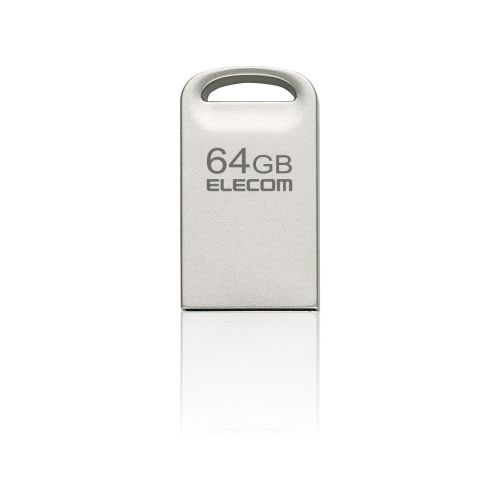 エレコム USB3.2対応超小型USBメモリ MF-SU3A064GSV エレコム USB3.2対応超小型USBメモリ MF-SU3A064GSV