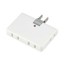 【10個セット】 YAZAWA 雷ガード付4個口コーナータップ Y02CK400WHX10