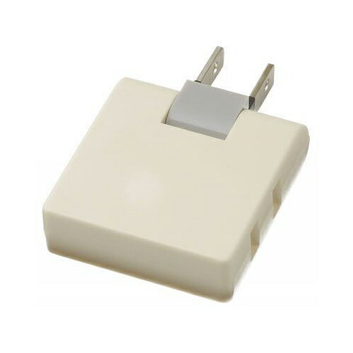 【20個セット】 YAZAWA 耐トラ付コーナータップミニ Y02C200WHX20