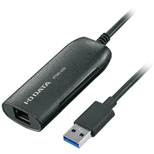 送料無料 IOデータ USB 3.2 Gen 1(USB 3.0)接続 2.5GbE LANアダプター ETQG-US3