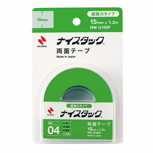 ニチバン ナイスタック 超強力タイプ 15mm×1.2m NB-NW-U15SF