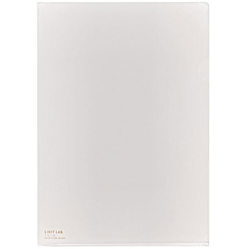 LIHIT LAB. カラークリヤーホルダー B4 1乳白 F-78B-1-MW